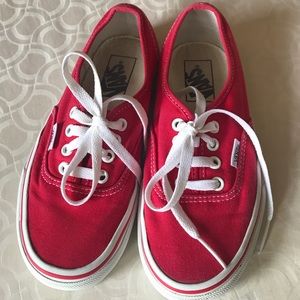 Vans Red Sneakers